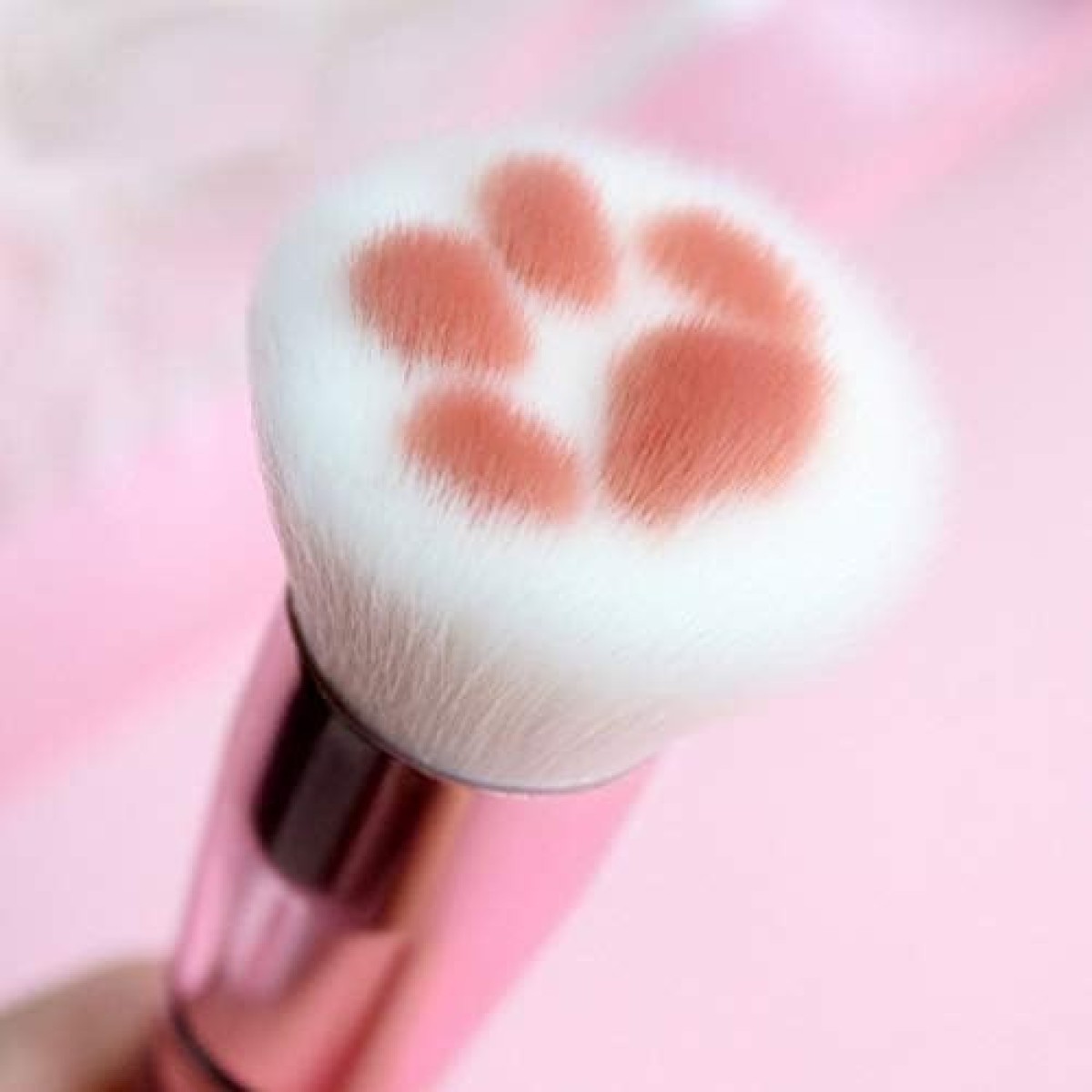 Cat Paw Makeup Brush A Pink-White