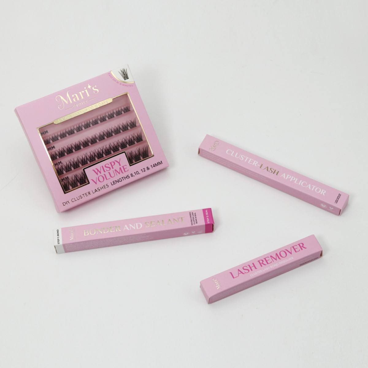 Cluster Eyelashes for Extension - Mari's Étoile Starter Kit FD52 Cluster Eyelashes for Extension - Mari's Étoile Starter Kit FD52