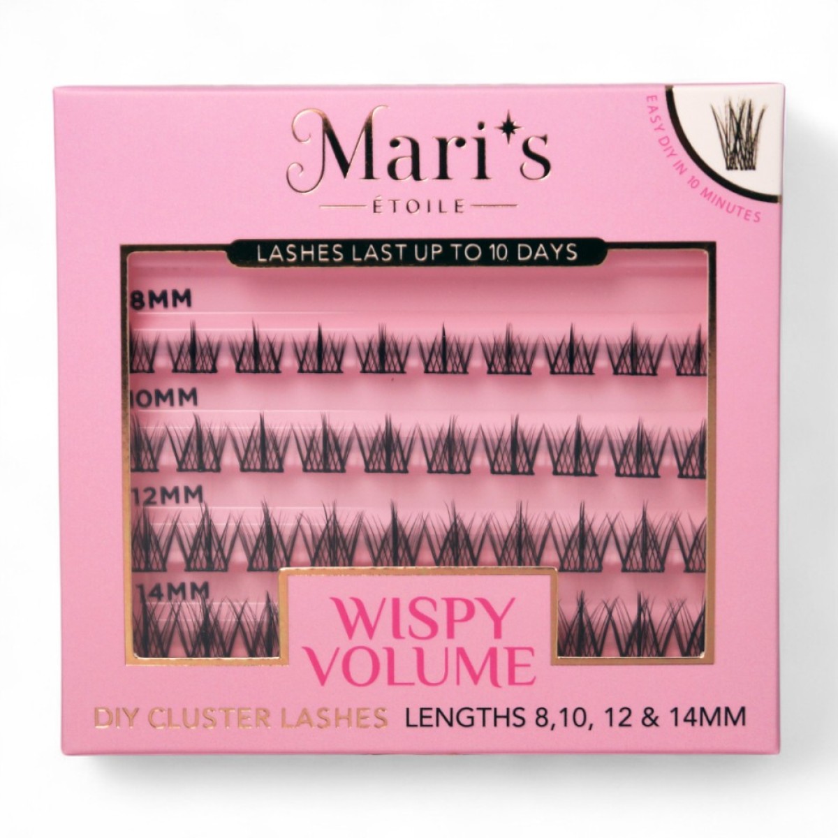 Cluster Eyelashes For Extension - Maris Étoile Pegasus FD58 Cluster Eyelashes For Extension - Maris Étoile Pegasus FD58